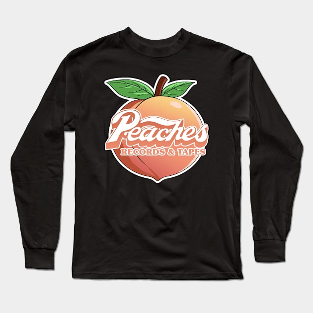 Peaches Records & Tapes w/Peach Long Sleeve T-Shirt by RetroZest